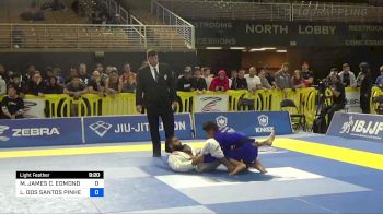 MALACHI JAMES C. EDMOND vs LUCAS DOS SANTOS PINHEIRO 2022 Pan Jiu Jitsu IBJJF Championship