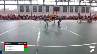 66-73 lbs Semifinal - Alejandro Gomez, Oak Forest Warriors Wrestling vs Colt Roeder, Young Guns