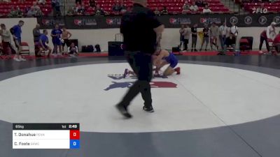 65 kg Cons 16 #1 - Trenton Donahue, Pennsylvania vs Cody Foote, Sunkist Kids Wrestling Club