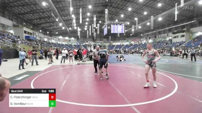 109 lbs Semifinal - Cael Floerchinger, Great Falls Bison vs Drake VomBaur, Bear Cave WC