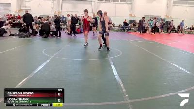 190 lbs Round 5 (8 Team) - Cameron Owens, Team Shutt Dethrone vs Logan Shank, U2 Upstate Uprising