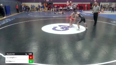 139 lbs Round Of 16 - Joseph Longhi, Mt. Pleasant vs Ryder Goe, South Side