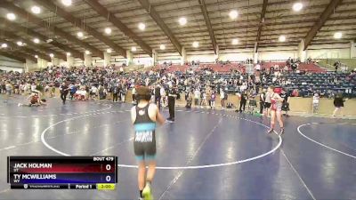 77 lbs Quarterfinal - Jack Holman, UT vs Ty McWilliams, WY