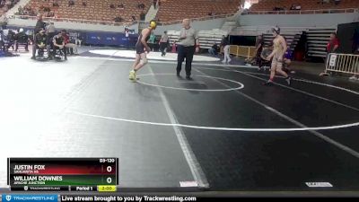 D3-120 lbs Champ. Round 1 - William Downes, Apache Junction vs Justin Fox, Sahuarita Hs