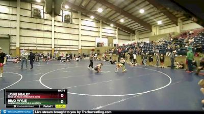 77 lbs Quarterfinal - Brax Wylie, Sanderson Wrestling Academy vs Jayke Healey, Sons Of Atlas Wrestling Club