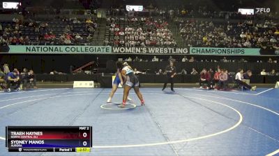 191 lbs Quarterfinal - Traeh Haynes, North Central (IL) vs Sydney Manos, Aurora