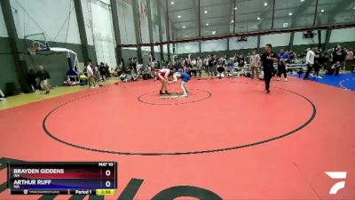 175 lbs Cons. Round 3 - Brayden Giddens, WA vs Arthur Ruff, WA