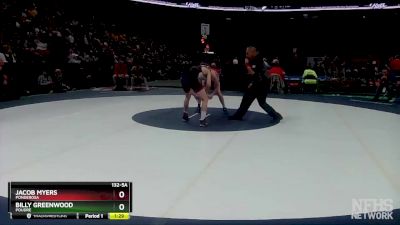 132-5A Semifinal - Jacob Myers, Ponderosa vs Billy Greenwood, Poudre