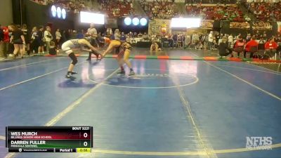 AA - 126 lbs Cons. Round 2 - Wes Murch, Billings Senior High School vs Darren Fuller, Missoula Sentinel