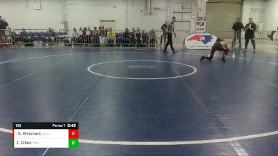 106 lbs Round 1 - Samuel Whisnant, West Side Wrestling vs Zeyn Dillon, Panda Wrestling Alliance