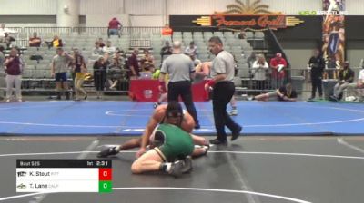 197 lbs C Of 16 #2 - Kellan Stout, Pittsburgh vs Tom Lane, California Poly