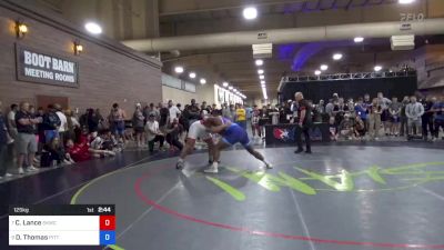 125 kg Cons 4 - Christian Lance, Sunkist Kids Wrestling Club vs Demertius Thomas, Pittsburgh Wrestling Club/NYAC