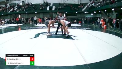 285 lbs Champ. Round 1 - Josh Heindselman, Oklahoma vs Issac Klarkowski, Wisconsin