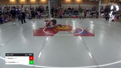 189 lbs Quarterfinal - Isaiah Sexton, Greene vs Gabriel Caufield, Lake Ariel