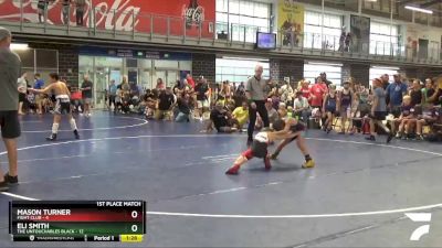 65 lbs Placement Matches (8 Team) - Mason Turner, Fight Club vs Eli Smith, The Untouchables Black