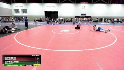 215A Cons. Semi - Gavin Beck, Arkansas City HS vs Gavin Barker, Grain Valley