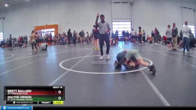 100/107 Semifinal - Dalton Hinson, KC Elite Training Center vs Brett Ballard, Jet Wrestling Club