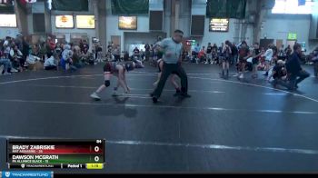 84 lbs Round 2 (6 Team) - Brady Zabriskie, Mat Assassins vs Dawson McGrath, PA Alliance Black