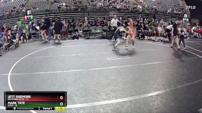 100 lbs Round 5 (6 Team) - Jett Sisemore, Oklahoma Elite vs Mark Tate, Utah