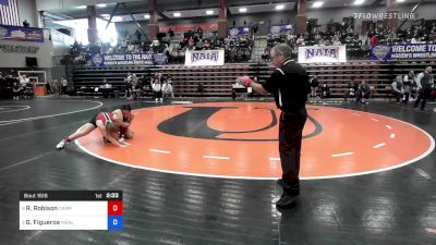 136 lbs Semifinal - Randi Robison, Campbellsville vs Gracie Figueroa, Menlo College