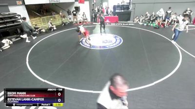 138 lbs Cons. Round 2 - Ekom Mann, Sunnyvale Wrestling Club vs Estevan Lanik-Campos, California