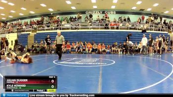 117 lbs Round 3 (4 Team) - Kyle Howard, Noblesville vs Julian Dugger, Portage