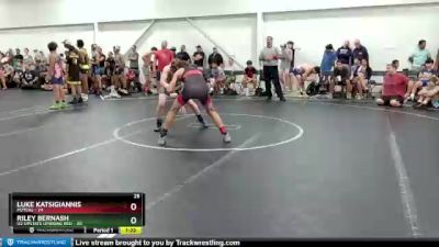 120 lbs Round 6 (8 Team) - Luke Katsigiannis, M2TCNJ vs Riley Bernash, U2 Upstate Uprising Red