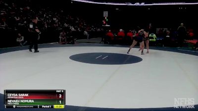 130 lbs Cons. Round 1 - Nevaeh Nomura, Mesa Ridge vs Ceyda Sarak, Mountain Vista