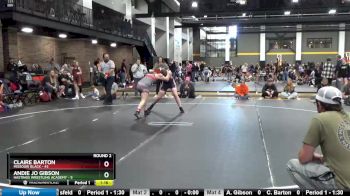 135 lbs Round 2 (4 Team) - Andie Jo Gibson, Hastings Wrestling Academy vs Claire Barton, Missouri Black