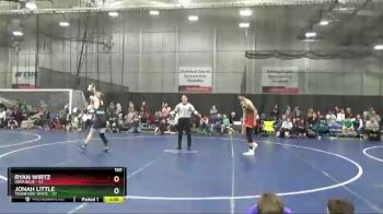 160 lbs Round 2 (4 Team) - Jonah Little, Tennessee White vs Ryan Wirtz, Iowa Blue