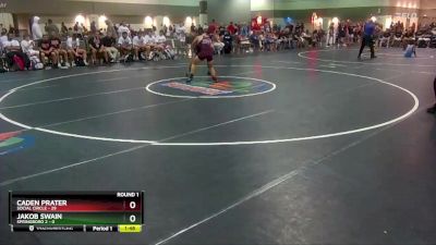 138 lbs Round 1 (6 Team) - Caden Prater, Social Circle vs Jakob Swain, Springboro 2