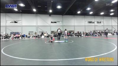 75 lbs Rr Rnd 1 - Kenley Berglund, Funky Singlets Girls vs Jordan Rasberry, MOJO Girls