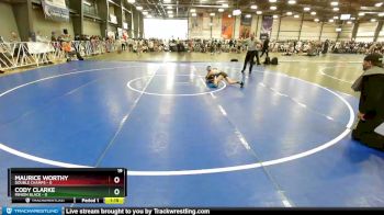 72 lbs Rd# 9- 2:15pm Saturday Final Pool - Maurice Worthy, Double Champs vs Cody Clarke, Minion Black