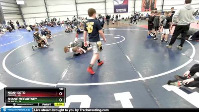 100 lbs Rd# 7- 10:45am Saturday Final Pool - Shane McCartney, PA White vs Noah Soto, Cali Red