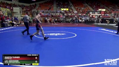 3-2-1A 126 Cons. Round 2 - Jhadyn Turner, Hoisington vs Leo DeDonder, Allen-Northern Heights