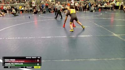 85 lbs Champ. Round 2 - Anselmo Deollos, Nebraska Elite vs Isiah Reed, Nebraska Wrestling Academy