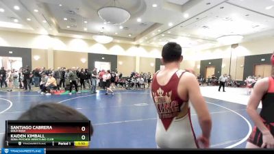 160 lbs Semifinal - Santiago Cabrera, GOLD RUSH vs Kaiden Kimball, Soda Psychos Wrestling Club