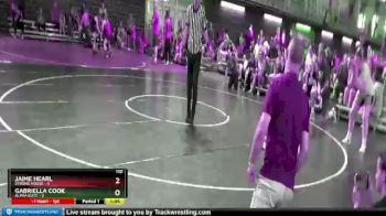 110 lbs Round 9 (10 Team) - Jaime Hearl, Strong House vs Gabriella Cook, Alpha Elite