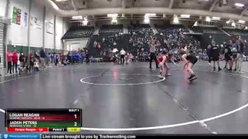 102 lbs Round 1 (6 Team) - Jaden Peters, Nebraska Titans vs Logan Reagan, Kearney Matcats - Blue