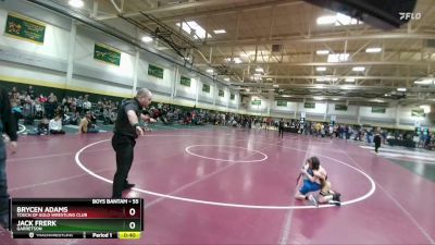 55 lbs Cons. Round 1 - Jack Frerk, Garretson vs Brycen Adams, Touch Of Gold Wrestling Club