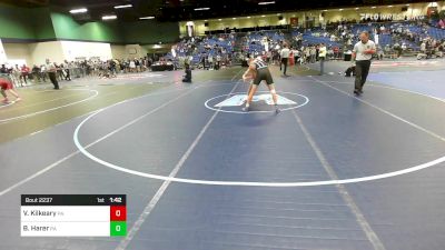 120 lbs Round Of 16 - Vinny Kilkeary, PA vs Brandt Harer, PA