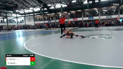 89-94 lbs Semifinal - Benjamin Sallas, Izzy Style vs Julian Hanson, NWo Wrestling Club