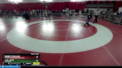 57-59 lbs Round 2 - Lox Leum, Wisconsin vs Henry Ecklund, Badger Youth Wrestling Club