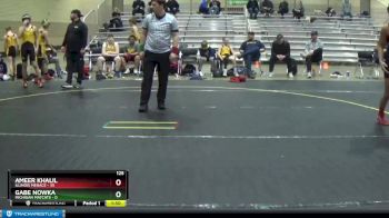 125 lbs Round 5 (6 Team) - Ameer Khalil, Illinois Menace vs Gabe Nowka, Michigan Matcats