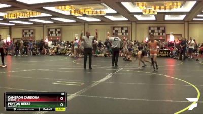 125 lbs Round 1 (6 Team) - Cameron Cardona, BK ELITE vs Peyton Reese, Bad Bass