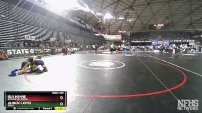 2A 152 lbs Quarterfinal - Alonzo Lopez, Selah vs Gus Menne, Burlington-Edison