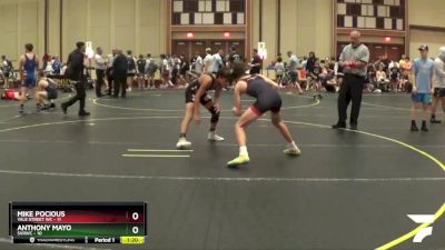 120 lbs Round 4 (6 Team) - Anthony Mayo, SVRWC vs Mike Pocious, Yale Street WC