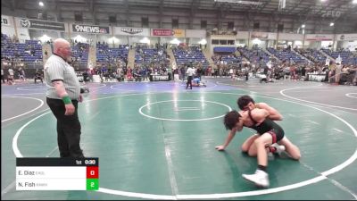 126 lbs Consi Of 16 #2 - Ethan Diaz, Eaglecrest WC vs Nathan Fish, Rawhide Wrestling