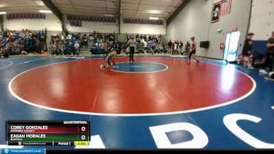 126 lbs Quarterfinal - Corey Gonzales, Natrona County vs Eagan Morales, Buffalo