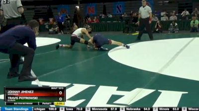 125 lbs Semifinal - Johnny Jimenez, Wisconsin vs Travis Piotrowski, Illinois